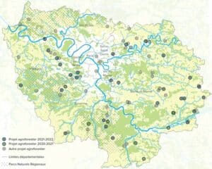 Carte du réseau Agrof'île