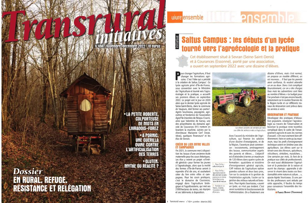 Saltus Campus dans Transrural initiatives