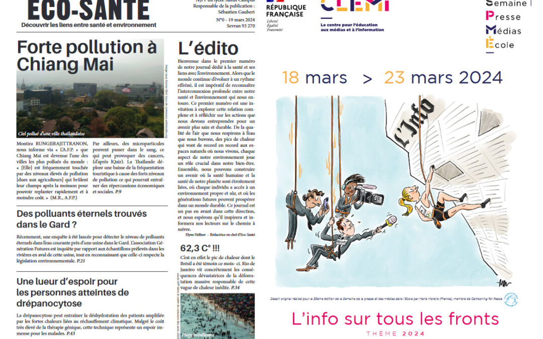 Concours de Unes – Semaine de la presse